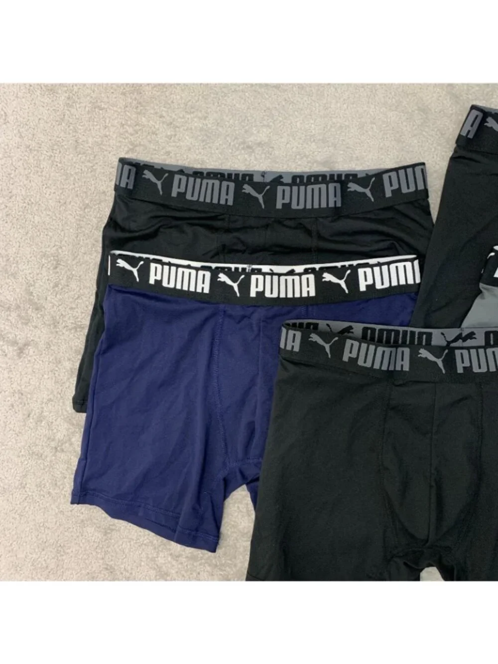 NWOT Puma Men's M Boxer Briefs 5-Pack  Stretch Waistband Underwear Multicolor